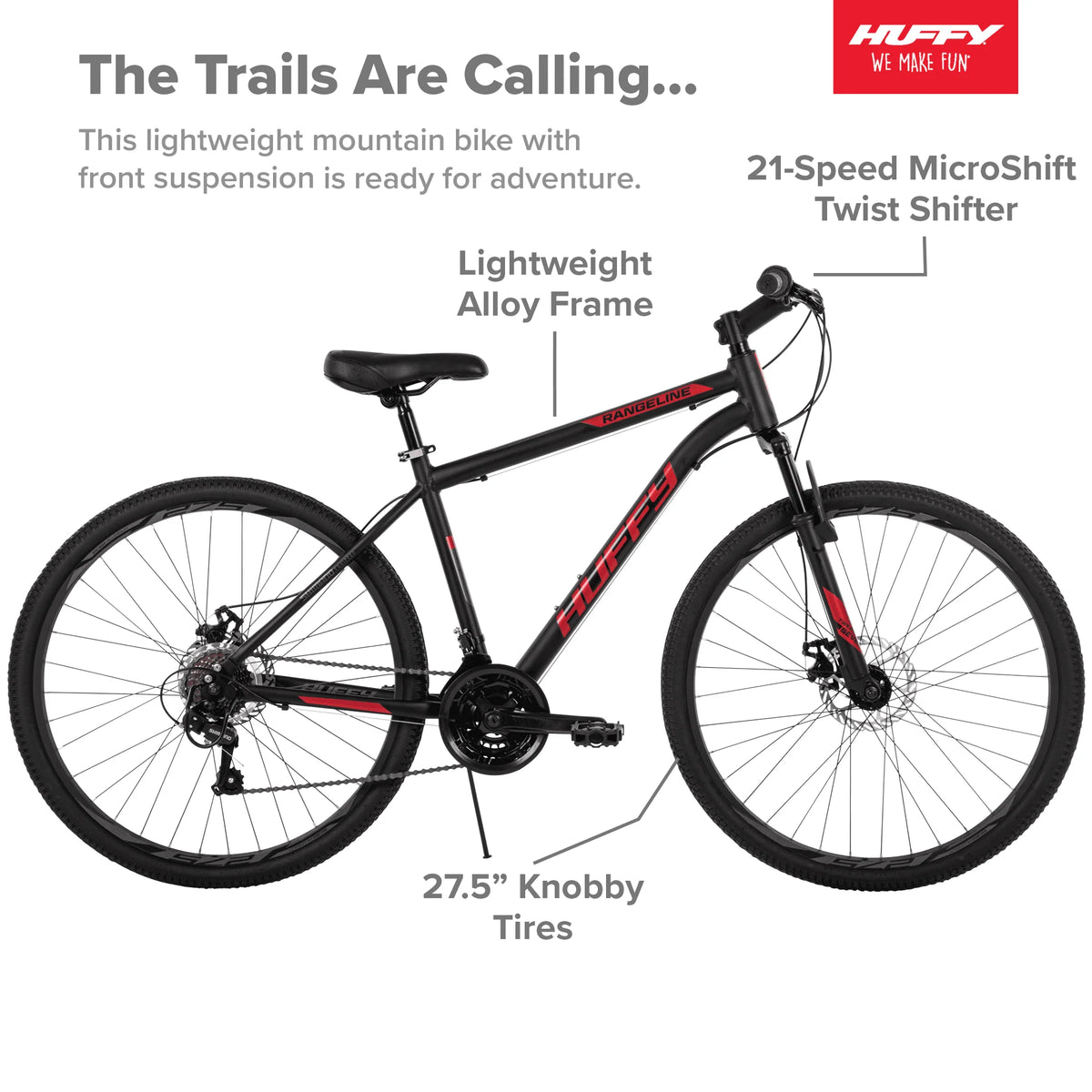 Black and Red Mountain Bikes D607380