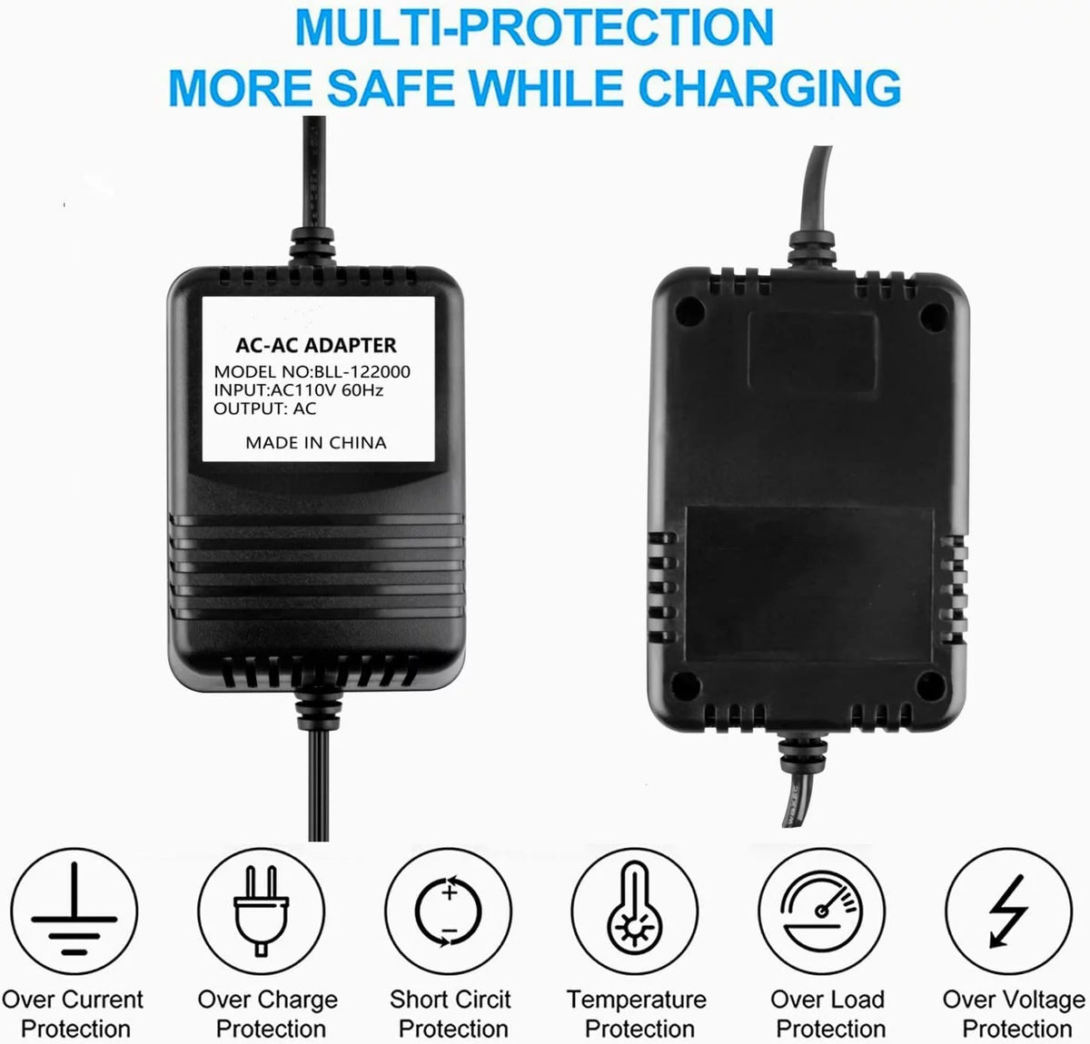 9V AC/AC Adapter U8021
