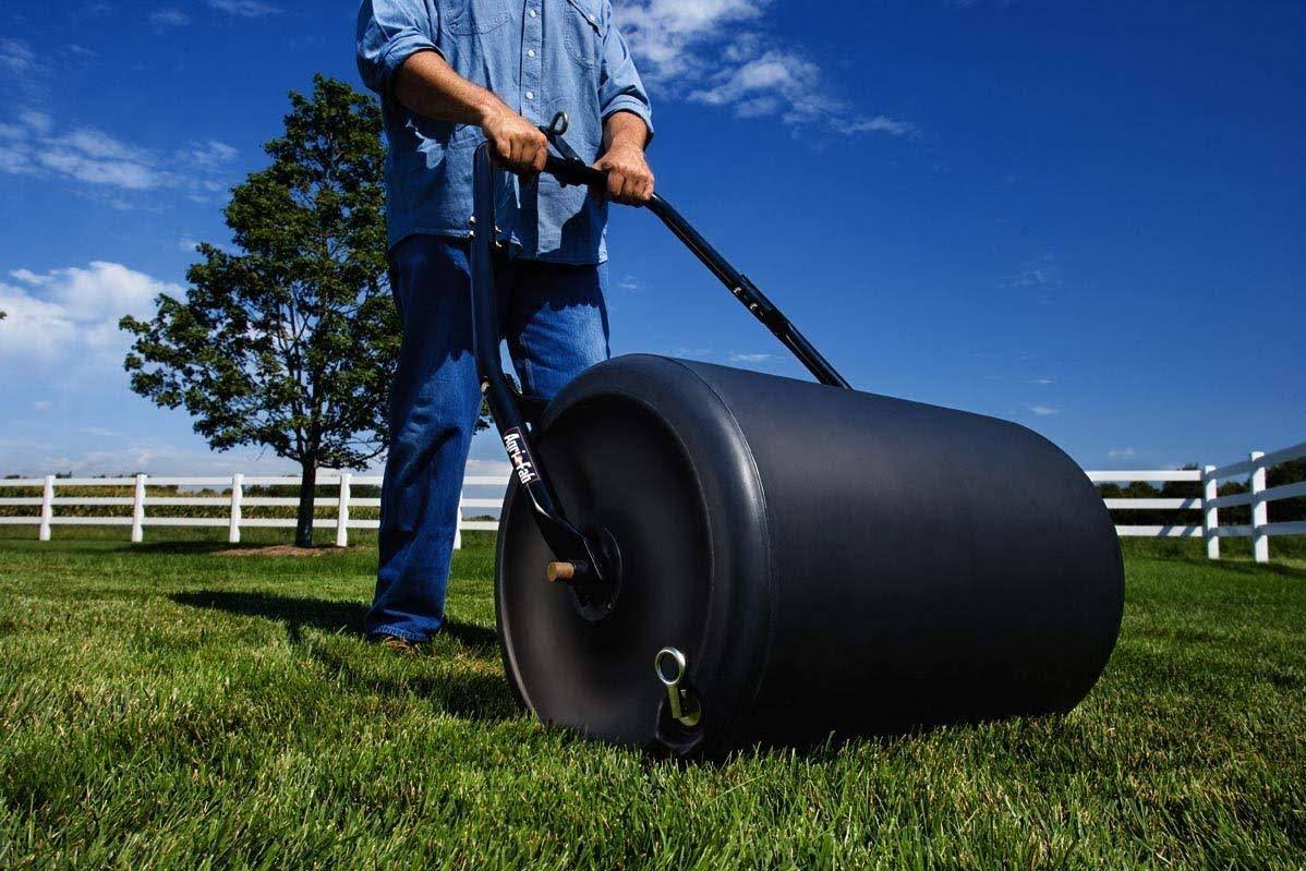 18 by 24 Inch Poly Push Tow Lawn Roller A20170