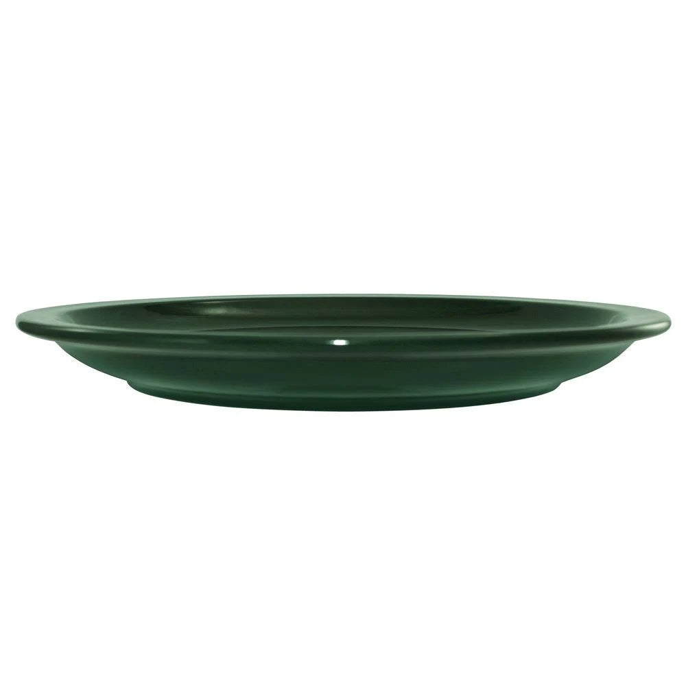 Green Stoneware Narrow Rim Plate - 36/Case M820755