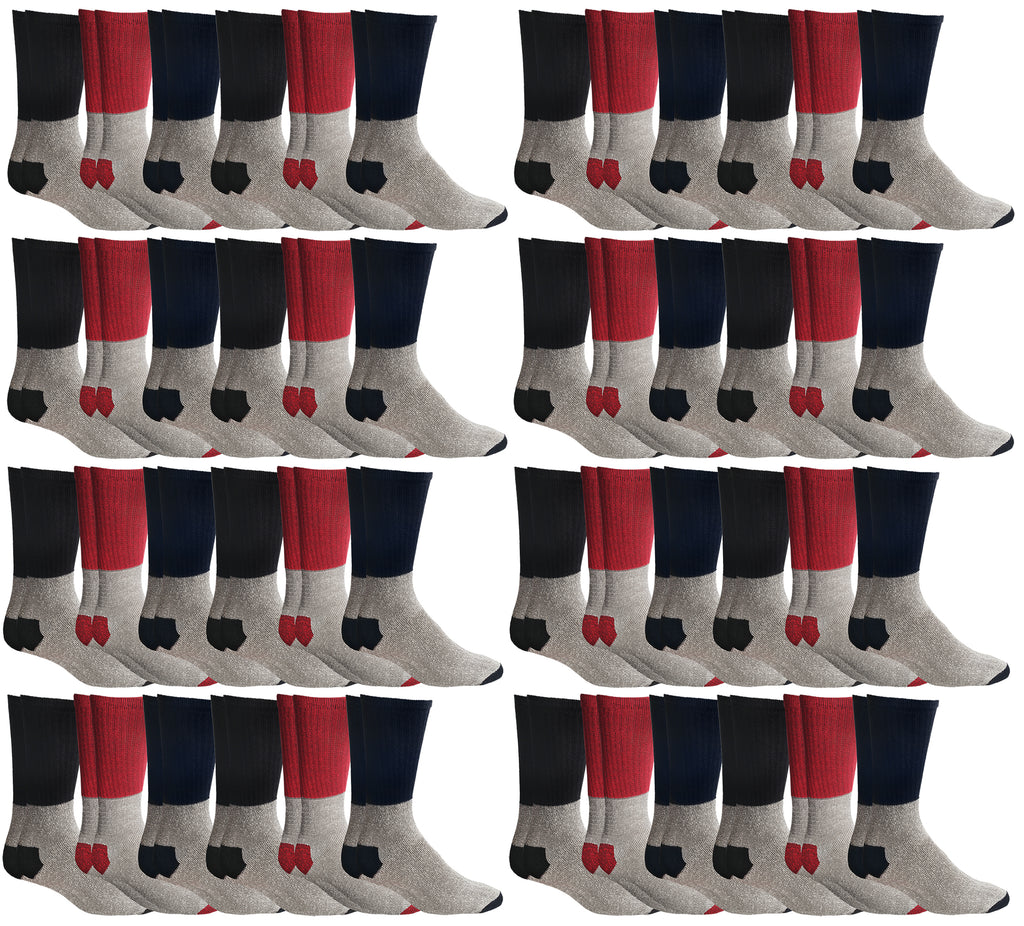 180 Pairs Thick Warm Winter Boot Socks, Size 10-13 I575521