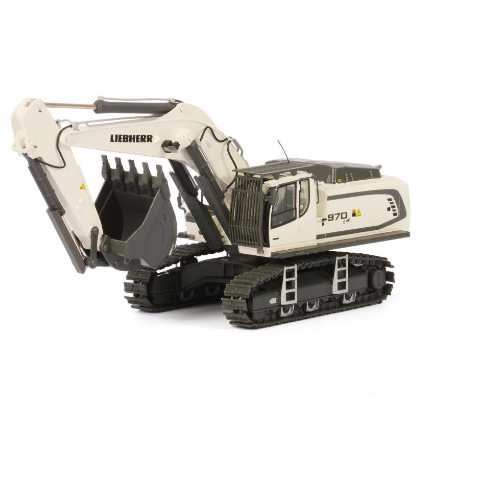 White 1/50 Diecast Hydraulic Excavator Model L66108