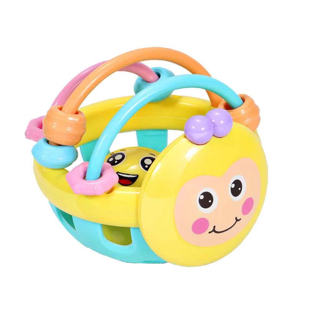 Ball Rattles Bell Infant Baby Plastic Toy Hand Bell Education Toy V256506