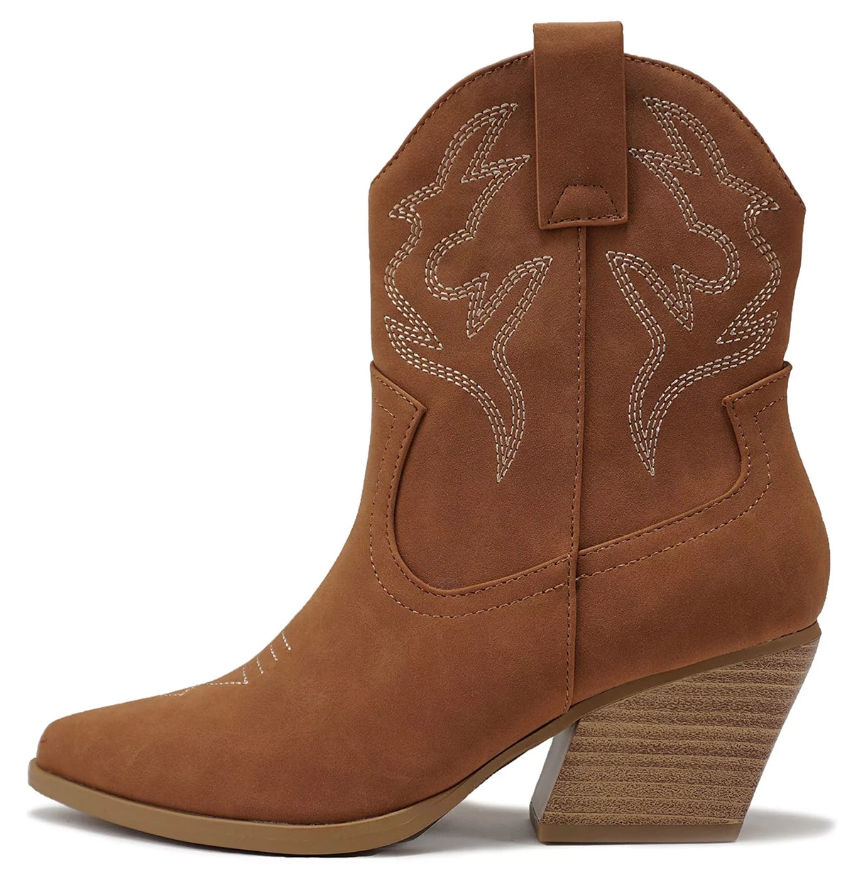 Brown Western Ankle Boots G239