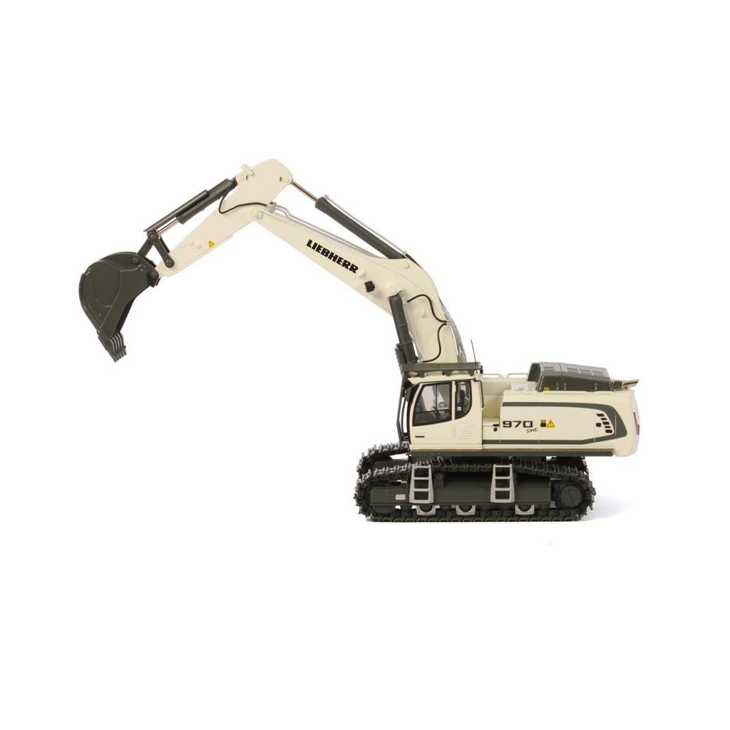 White 1/50 Diecast Hydraulic Excavator Model L66108