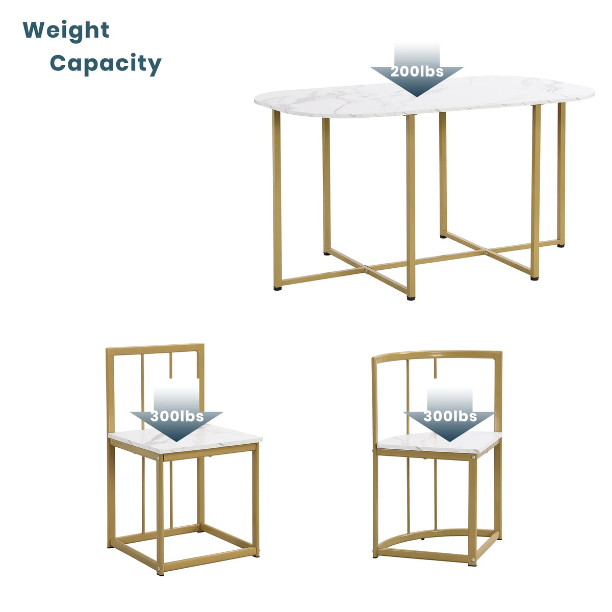 7 Piece Dining Table and Chairs Set V42677