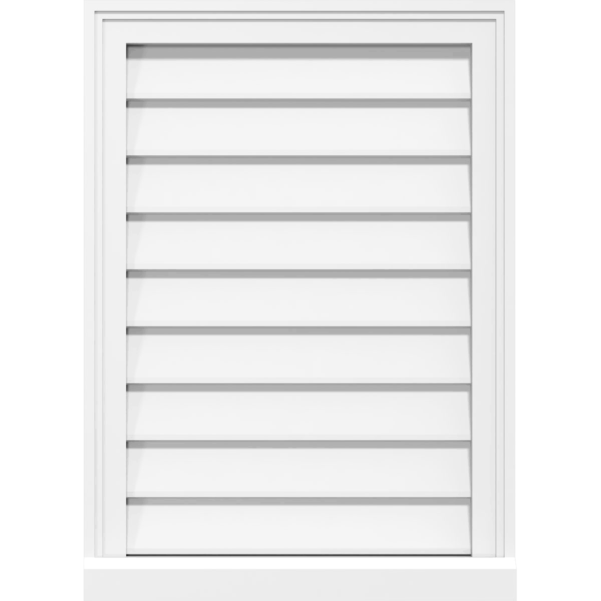 PVC Gable Vent with Brickmould C6328