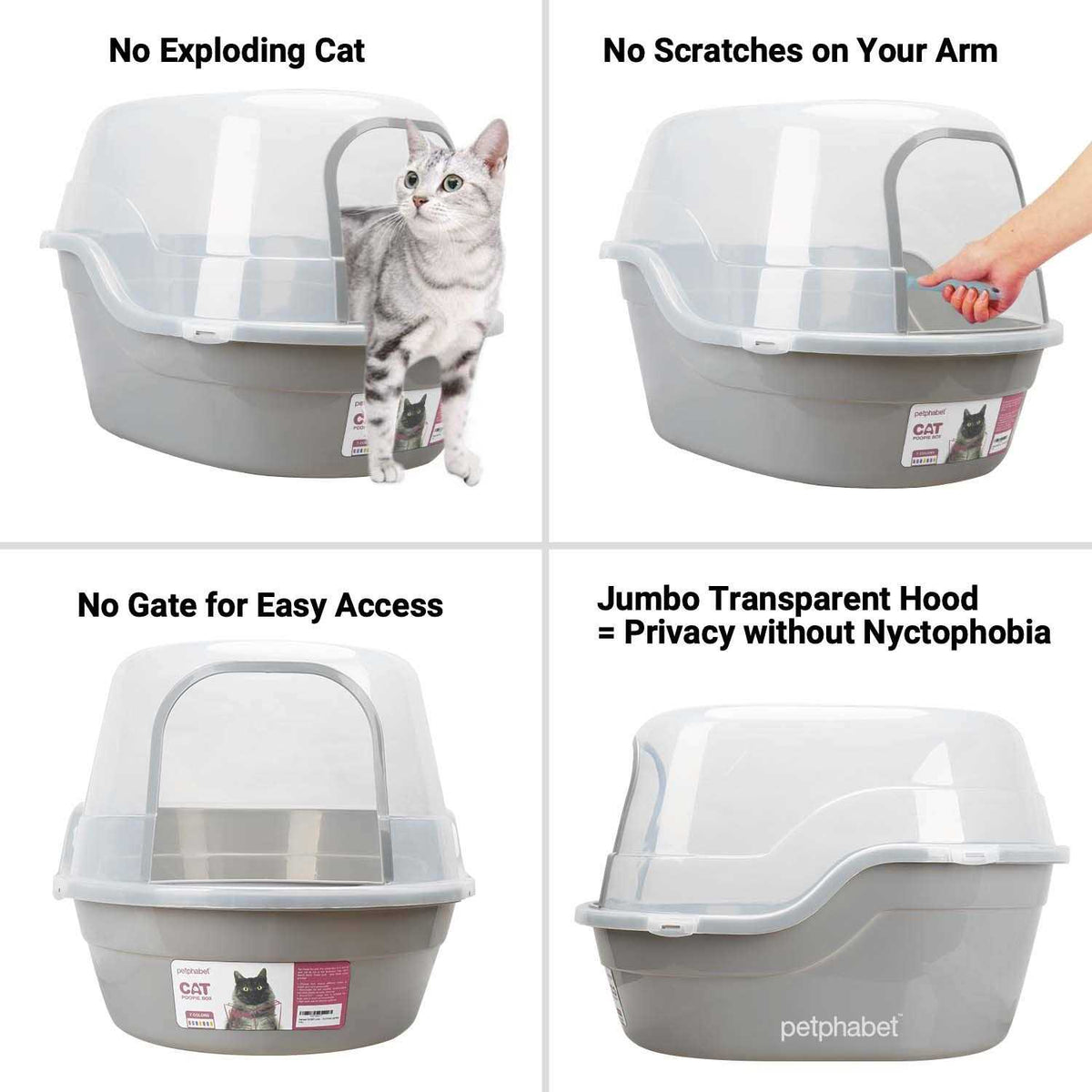 Hooded Cat Litter Box X773
