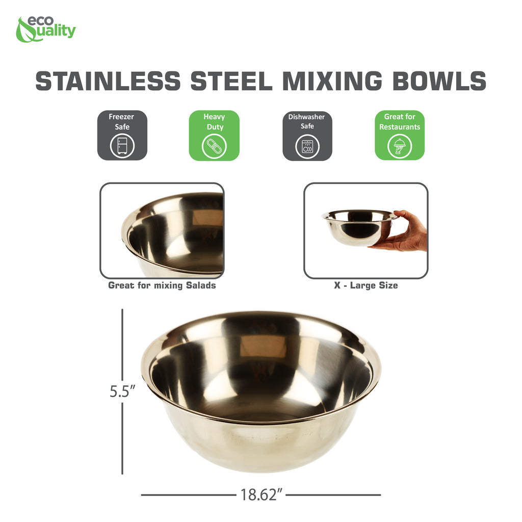 20 Quart Stainless Steel Mixing Bowl S49702