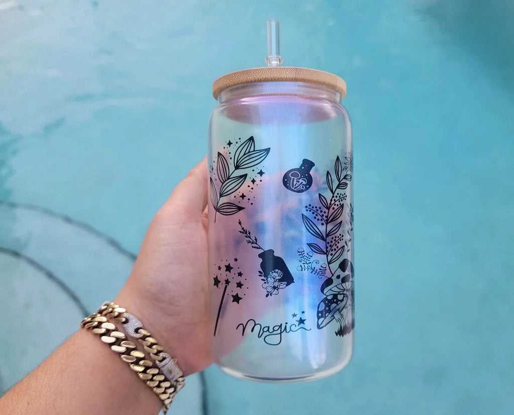 Mushroom Beer Can Glass L67777