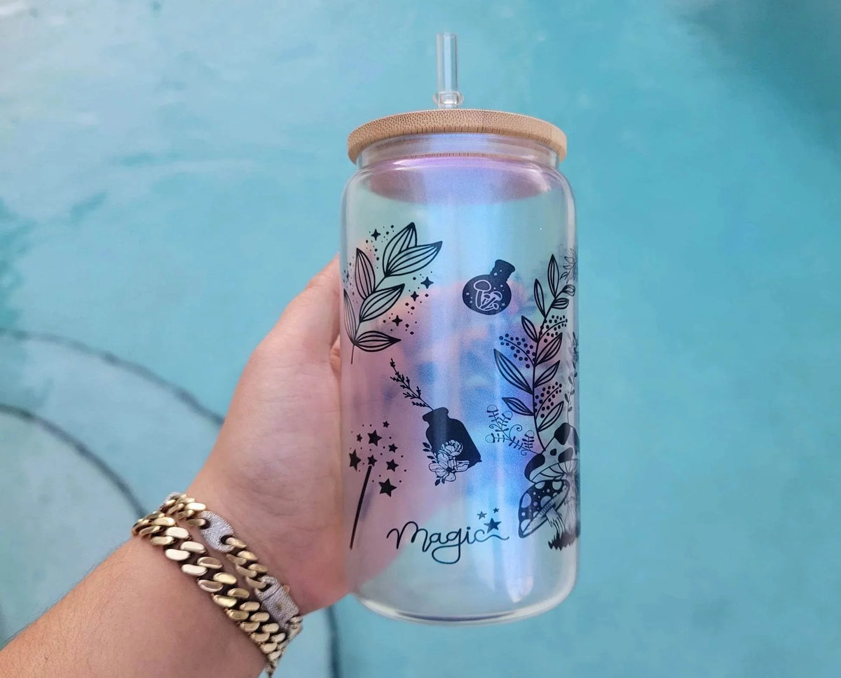 Mushroom Beer Can Glass L67777