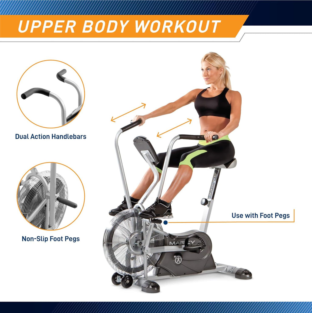 Black Exercise Upright Fan Bike U49727