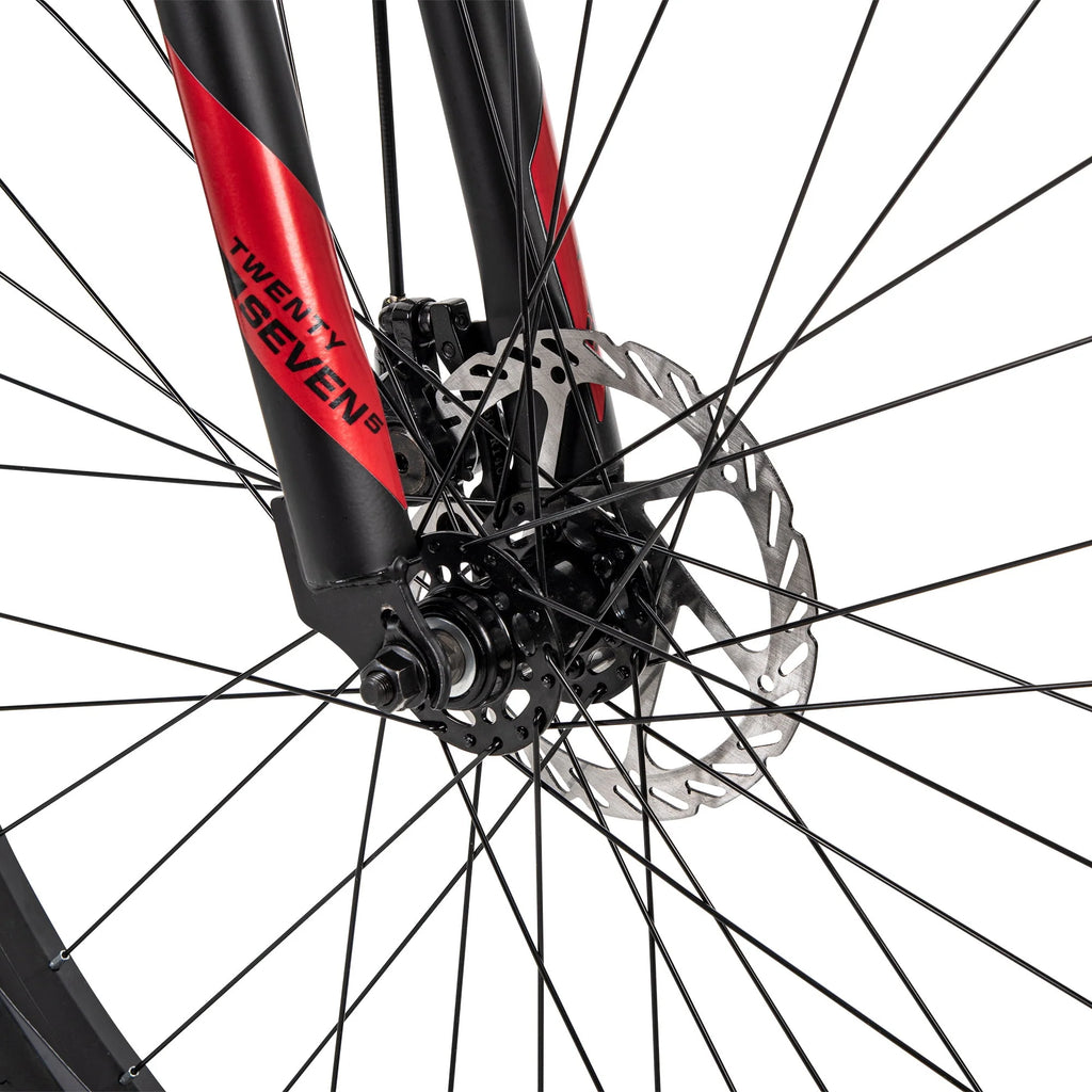 Black and Red Mountain Bikes D607380