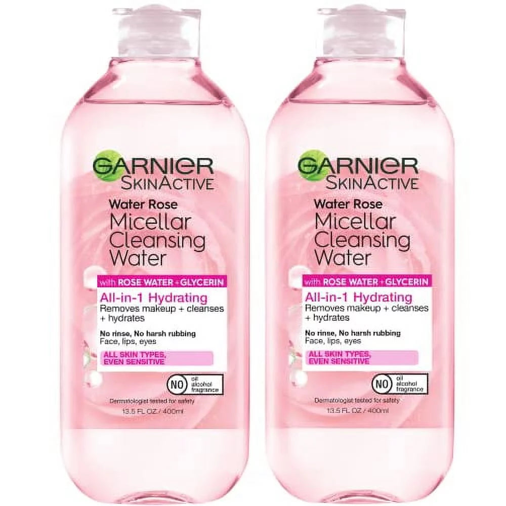Micellar Water Facial Cleanser & Makeup Remover 13.5 fl. oz 2 count W70876