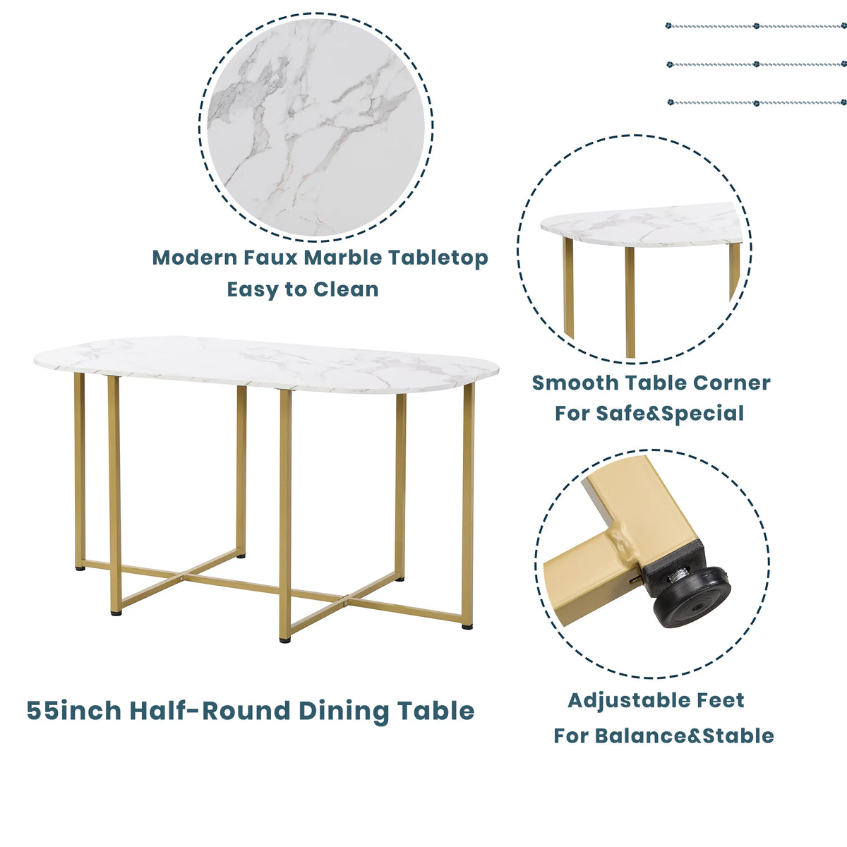 7 Piece Dining Table and Chairs Set V42677