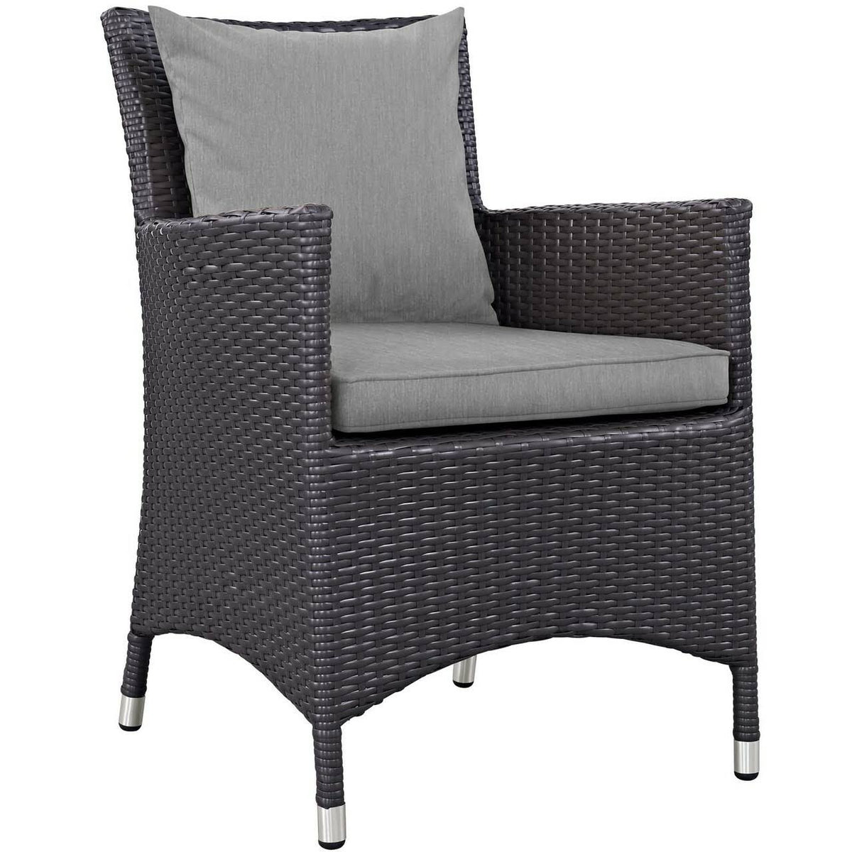 Rattan Wicker Side Dining Chair Armchair Z9826