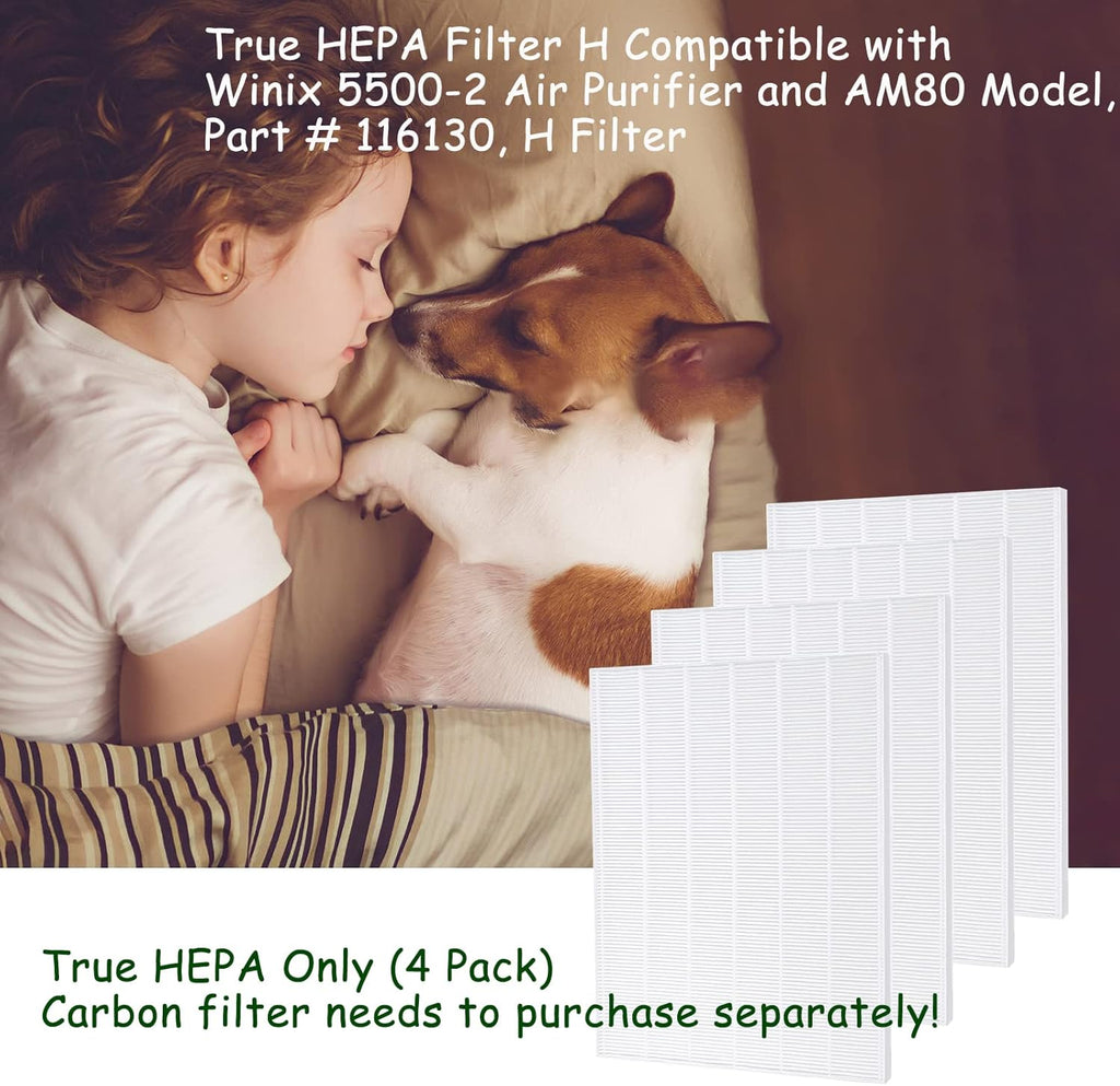 HEPA Replacement Filter 4 Pack S12006