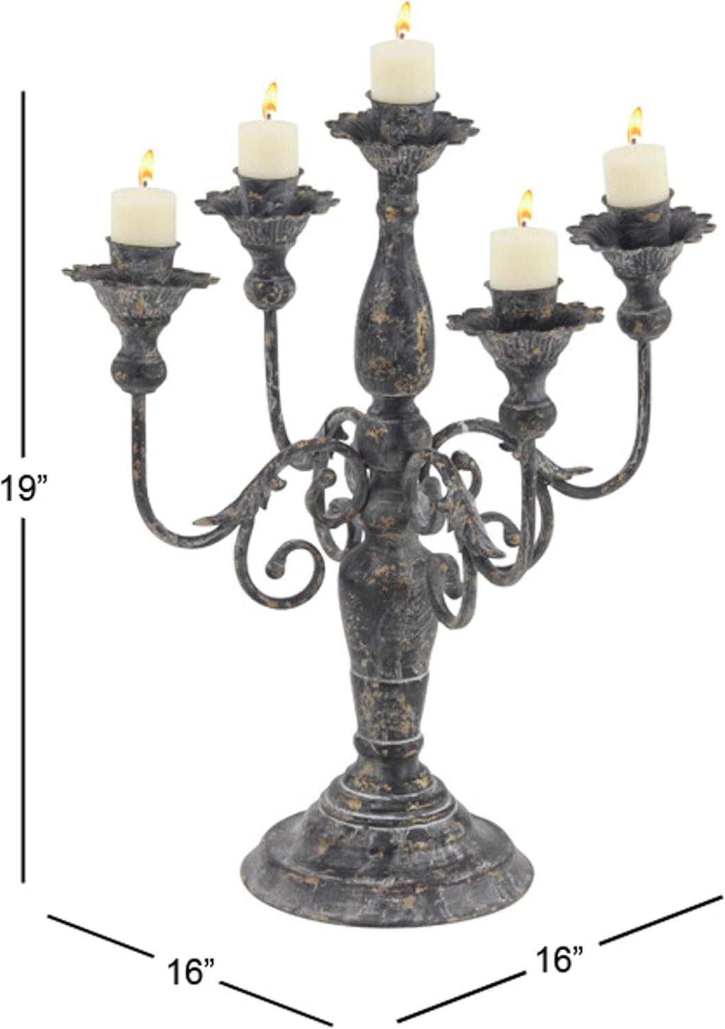 Gray Candelabras T31491