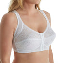 Posture Support Back with Front Closure Bra (White 34B) F4180
