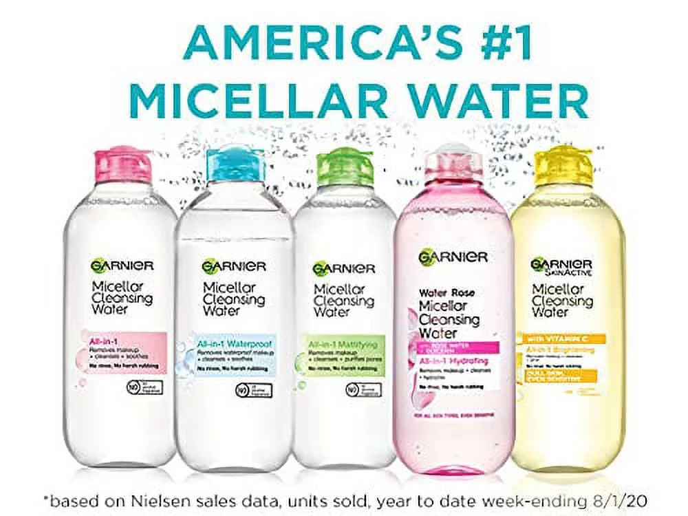 Micellar Water Facial Cleanser & Makeup Remover 13.5 fl. oz 2 count W70876