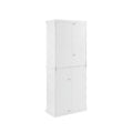 White Tall Storage Pantry D4493