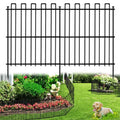 No Dig Animal Barrier Fence, 13in x 37ft Rustproof Metal Garden Edging Y3980