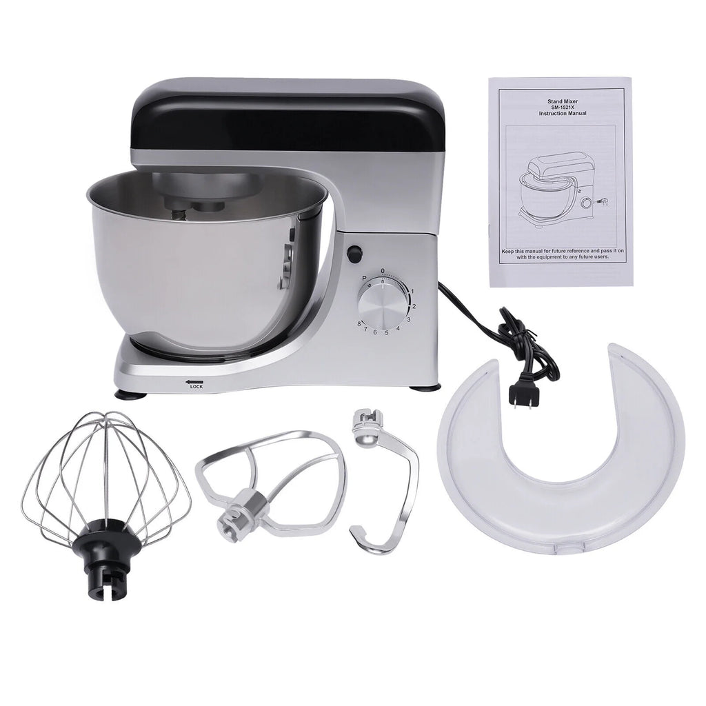 4.5L 1000W Electric Stand Mixer with Hook Attachments Y679