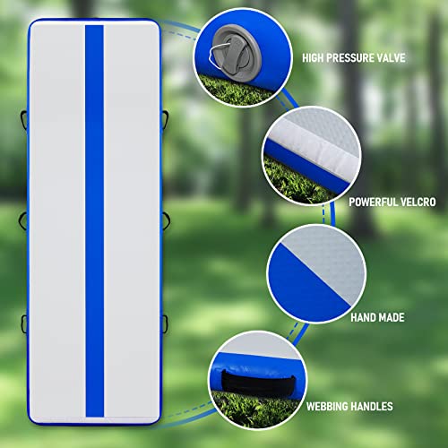 Inflatable Gymnastics Mat 10ft/13ft 4in Thick with Electric Pump W405
