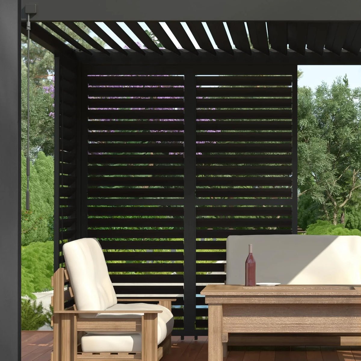 Aluminum Louvered Sun Shade Shutter Wall Panel E9499