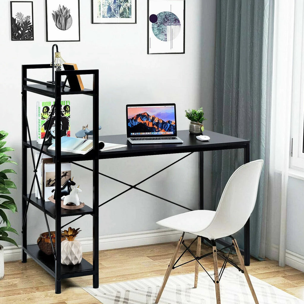 47.5" Computer Desk with 4 Tier Shelves C45487