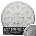 Ultra Pure White Crackle Ceiling Medallion X1898