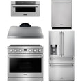 36 Gas Range, Range Hood, Refrigerator, Dishwasher and Microwave B432192