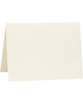 Folded Card 5 1/2 x 8 1/2 Natural White 100% Cotton 50 Qty J225