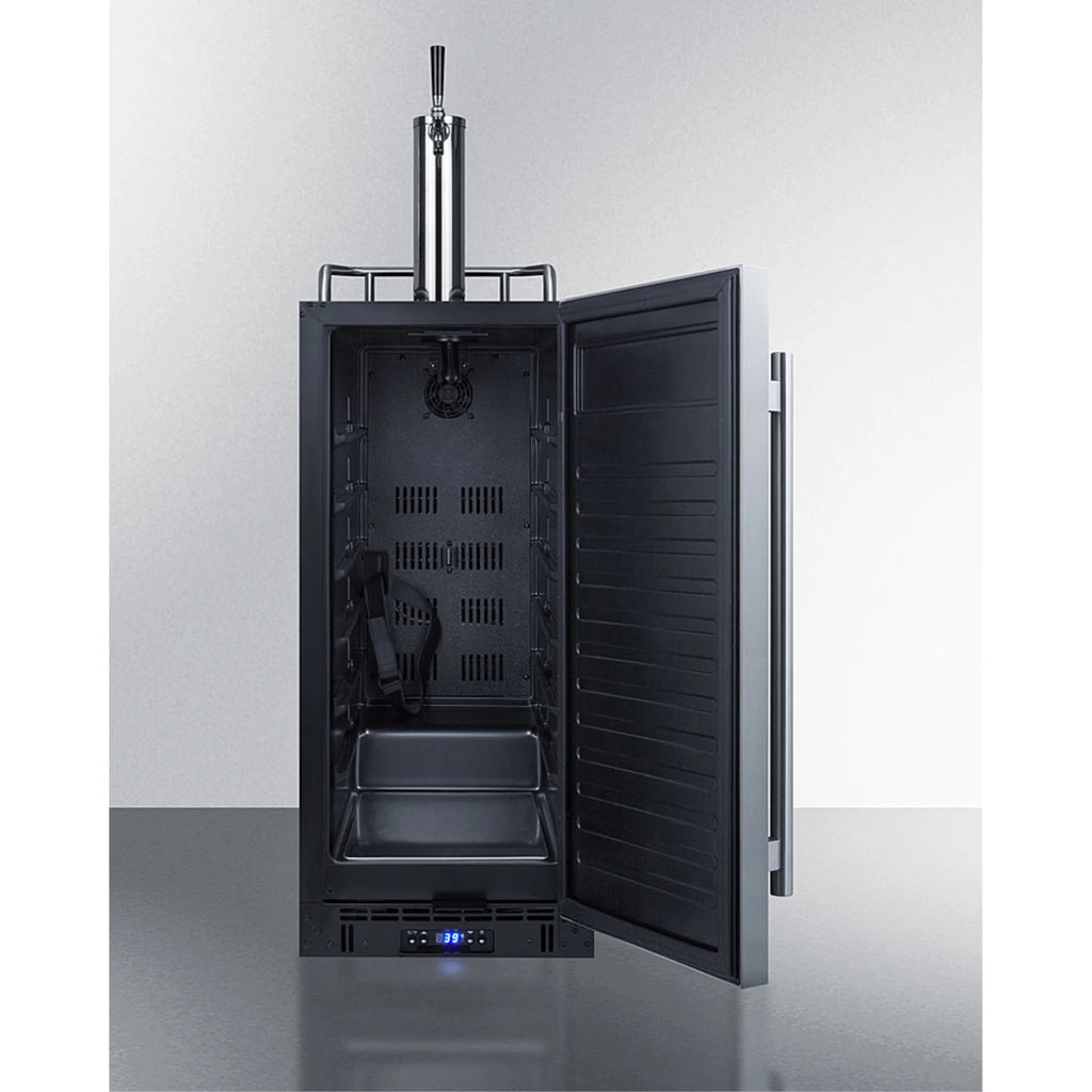 Black Built-In Undercounter Beer Dispenser Y5485