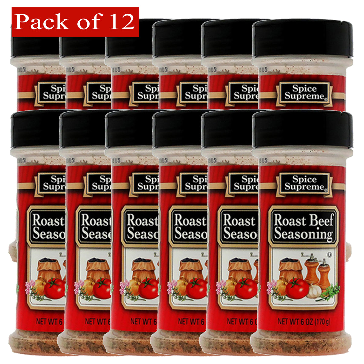 Roast Beef Seasoning 6 Oz Pack of 12 E18912