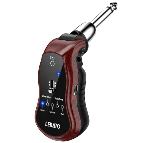 Guitar Headphone Amp for Electric Guitar and Bass with 5 Effects V7697