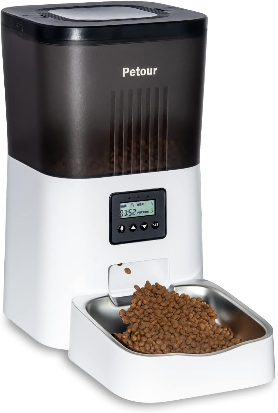 Automatic Cat Feeder with Stainless Steel Bowl Z118