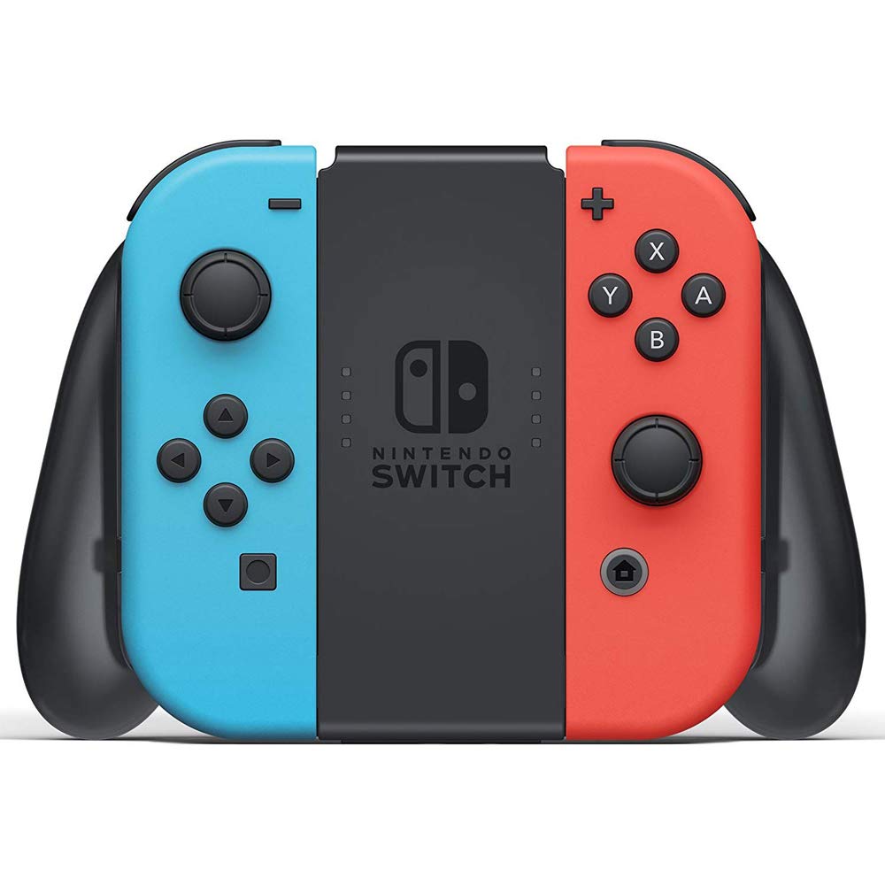 32 GB Console with Neon Blue & Red Joy-Con Bundle with Mario Kart 8 Deluxe + Super Mario Party + Super Mario Maker 2 + Minecraft D26463