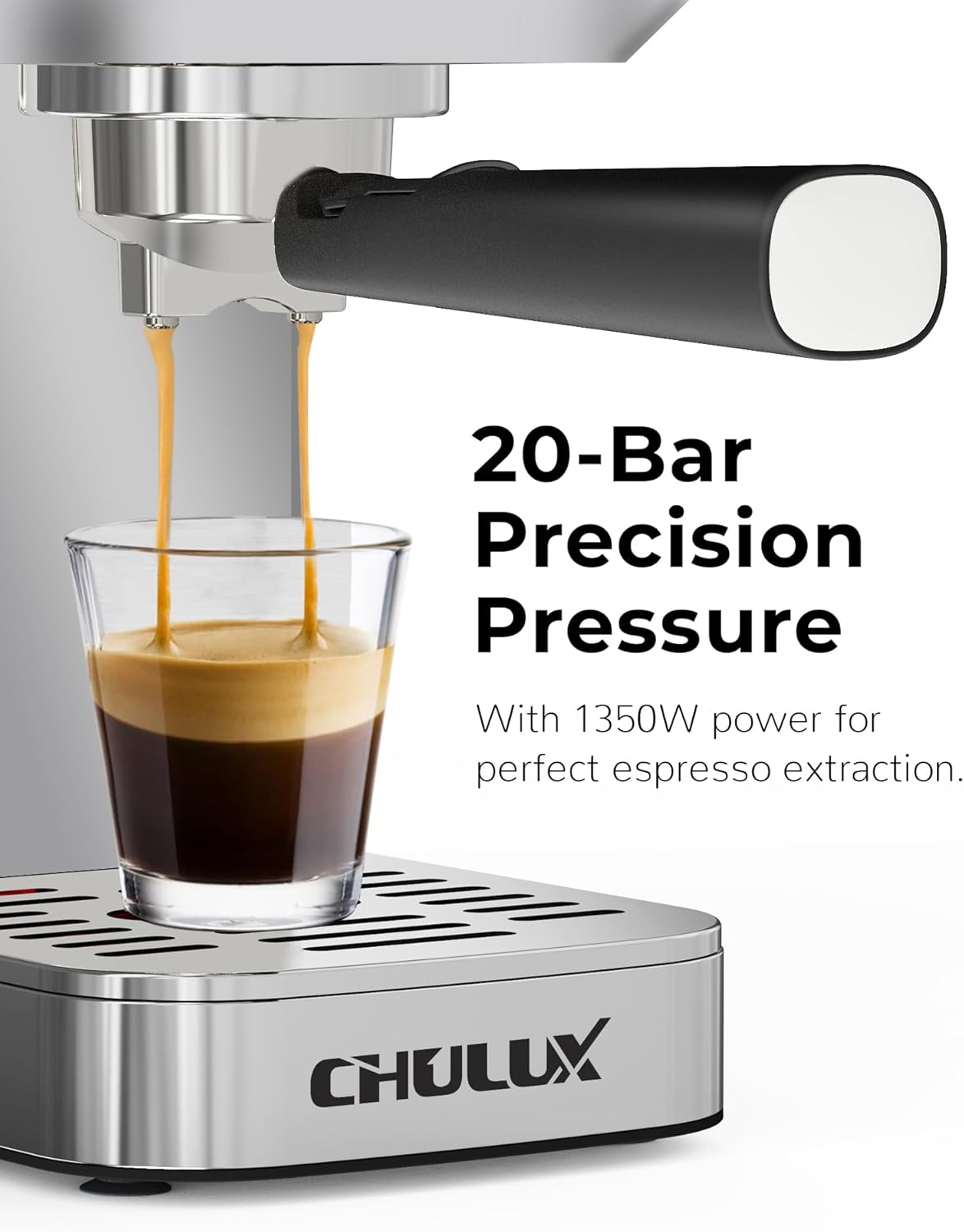 20 Bar Semi Automatic Stainless Steel Espresso Machine C353515