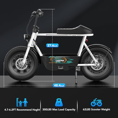16" All Terrain Fat Tire Electric Scooter with Seat Q342
