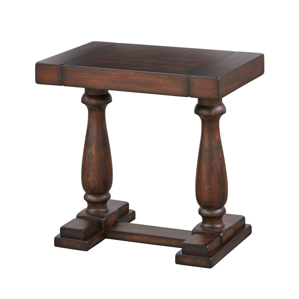 Rustic Brown End Table P136