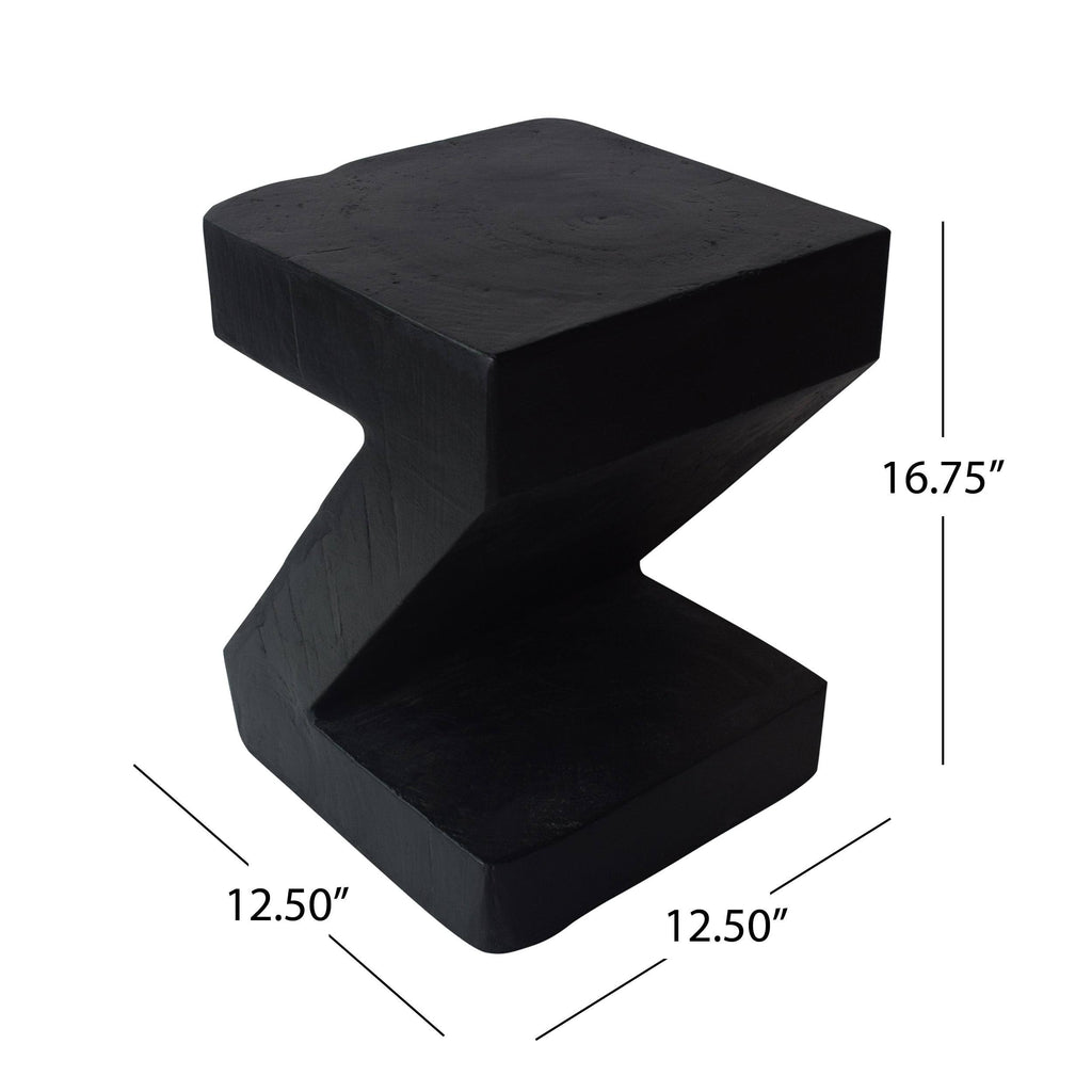 16 in. Light Gray Concrete Accent Table K72709