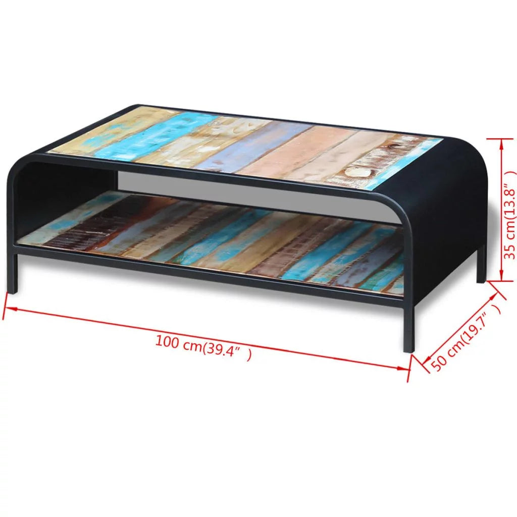 Solid Reclaimed Wood Coffee Table B91074