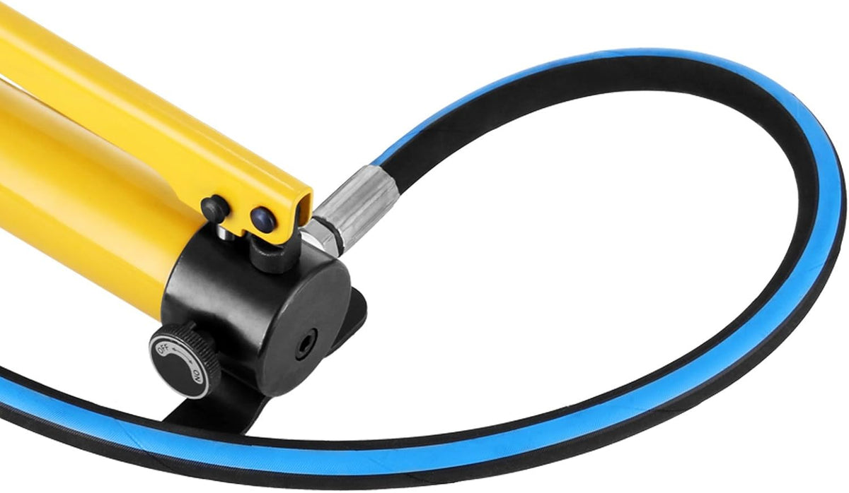 10 Ton Hydraulic Knockout Punch Driver Tool Kit with 6 Dies S685