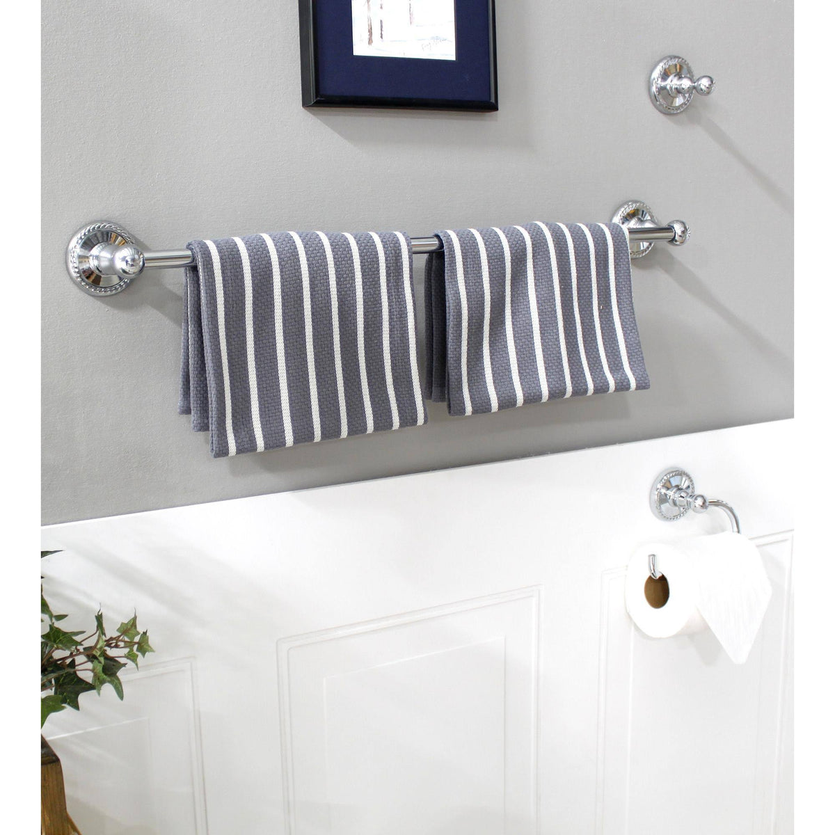 18 inch Towel Bar Satin Nickel B46937