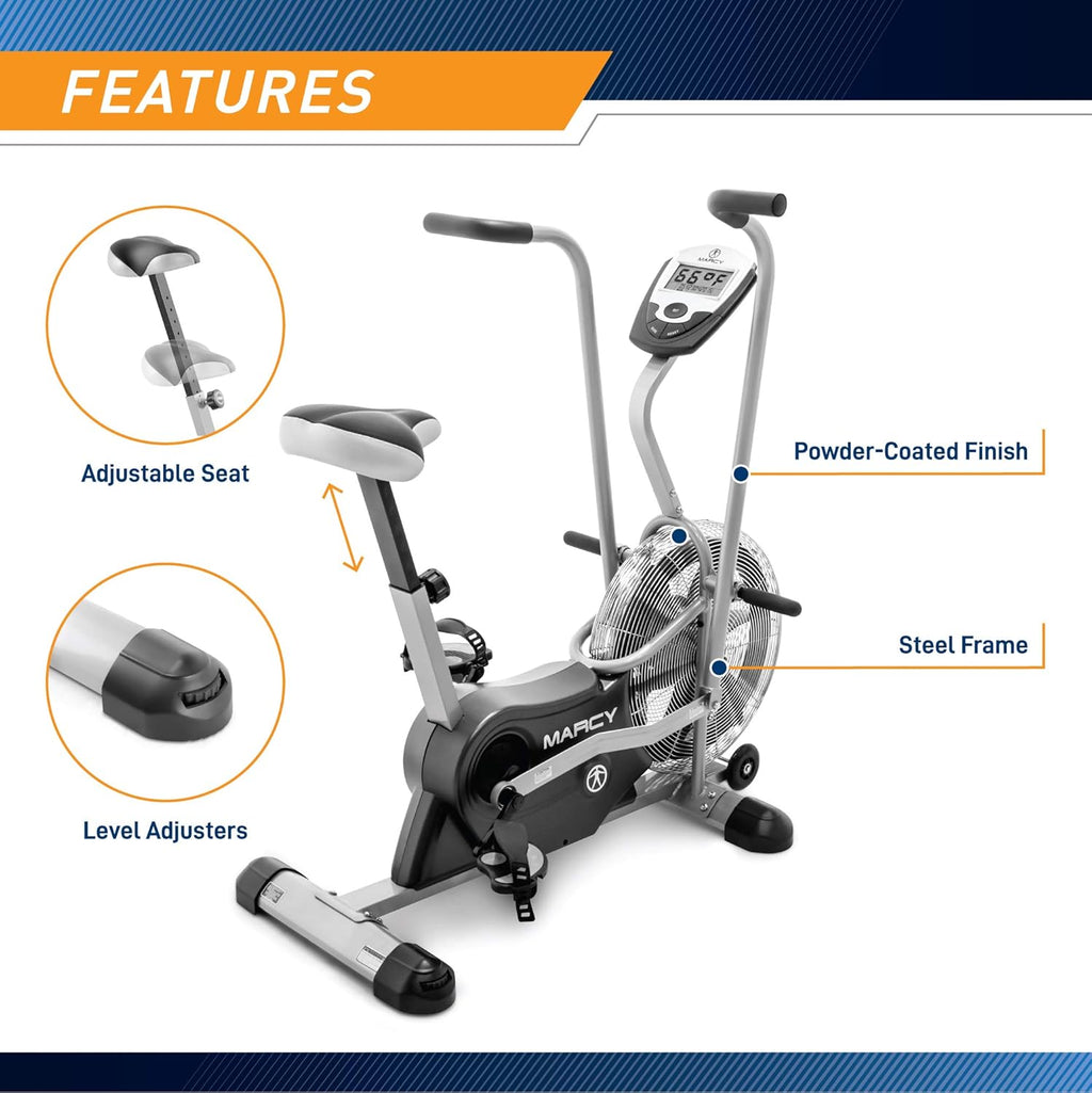 Black Exercise Upright Fan Bike U49727