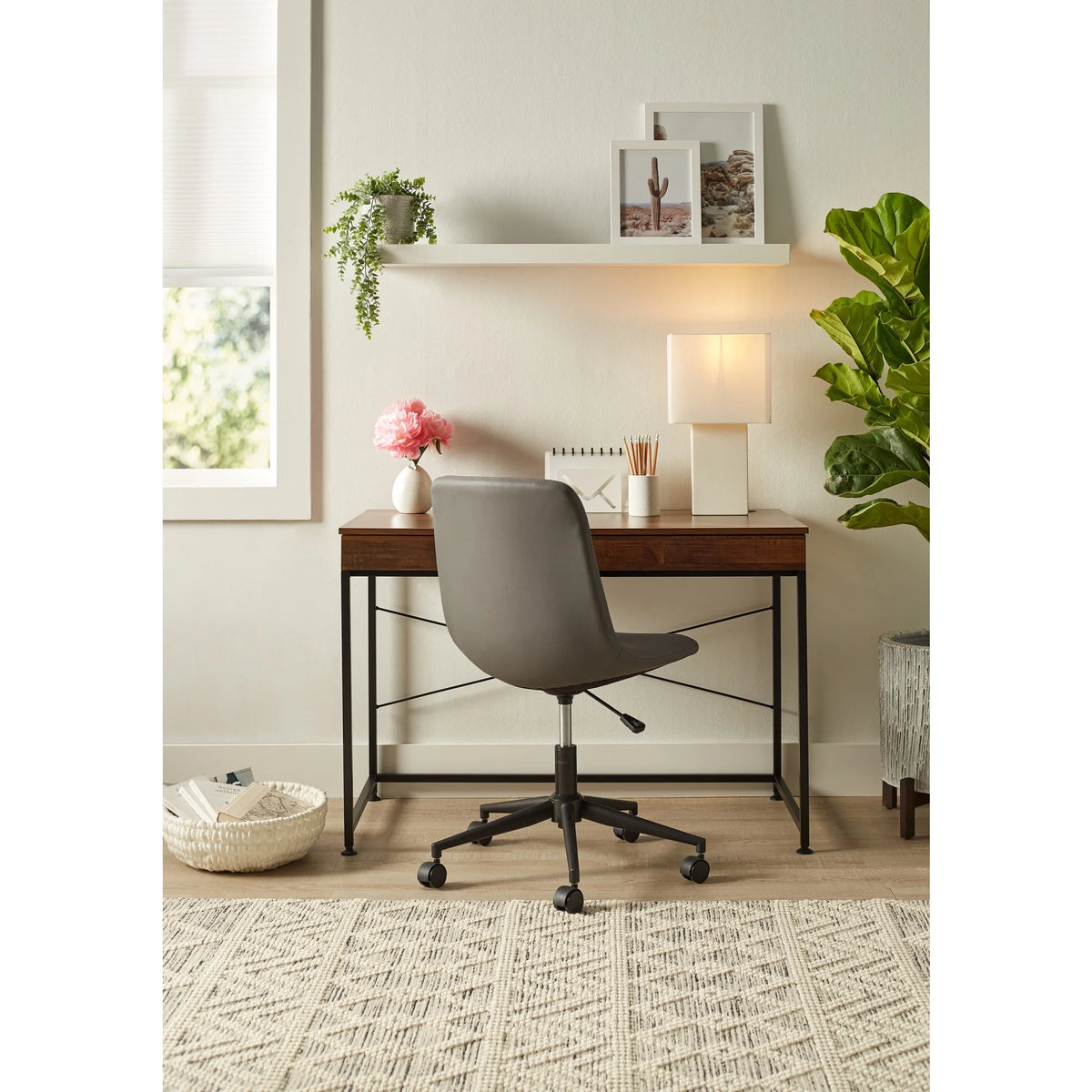 Brown Computer Desk L45011