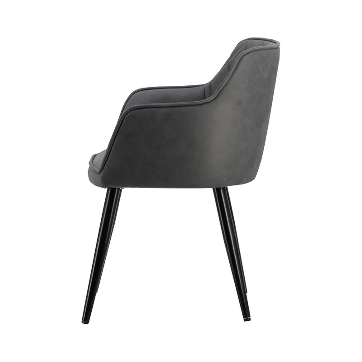 Gray Wooden Dining Chairs, 2ct J95986