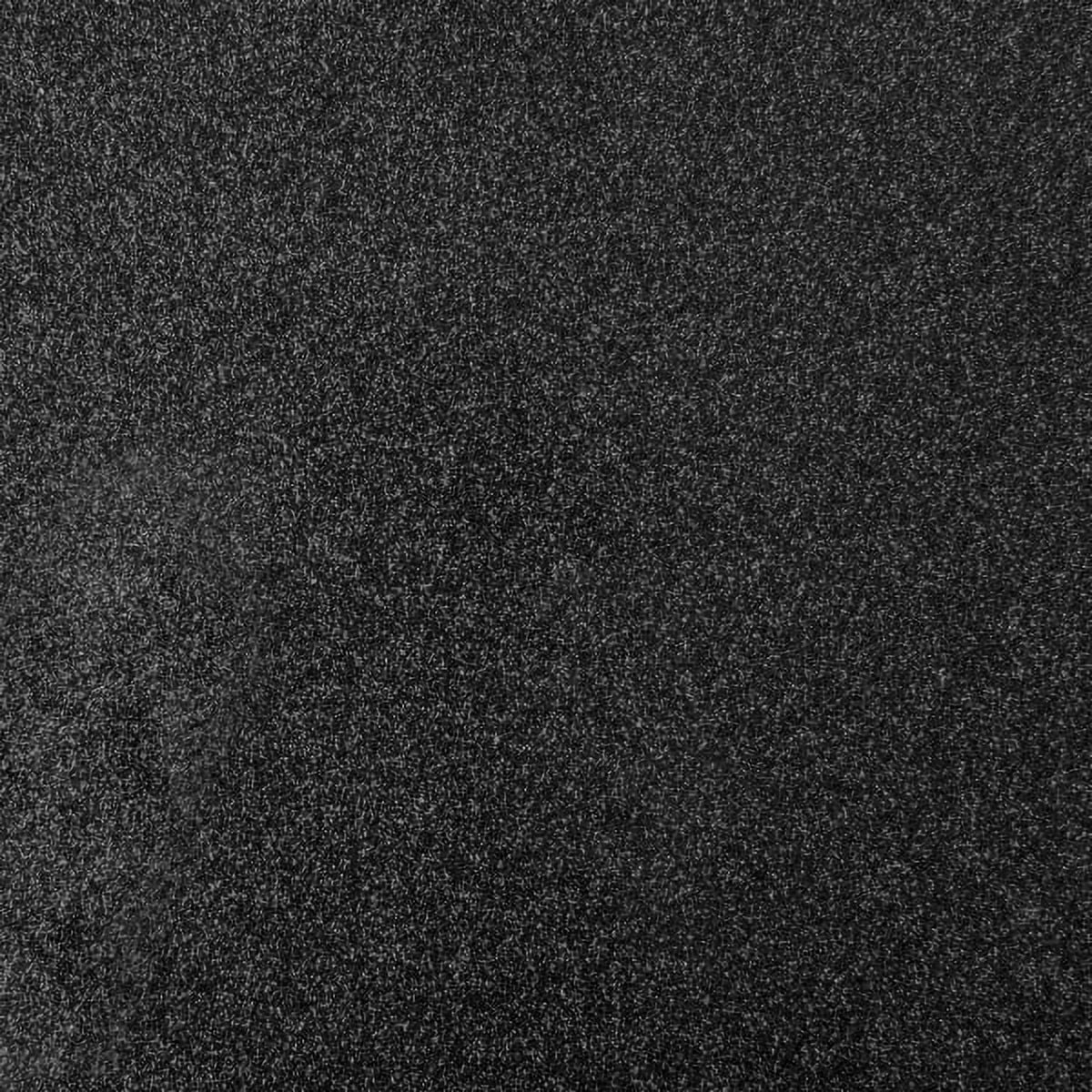 Black Glitter Iron-On Vinyl 13" x 108" H74245