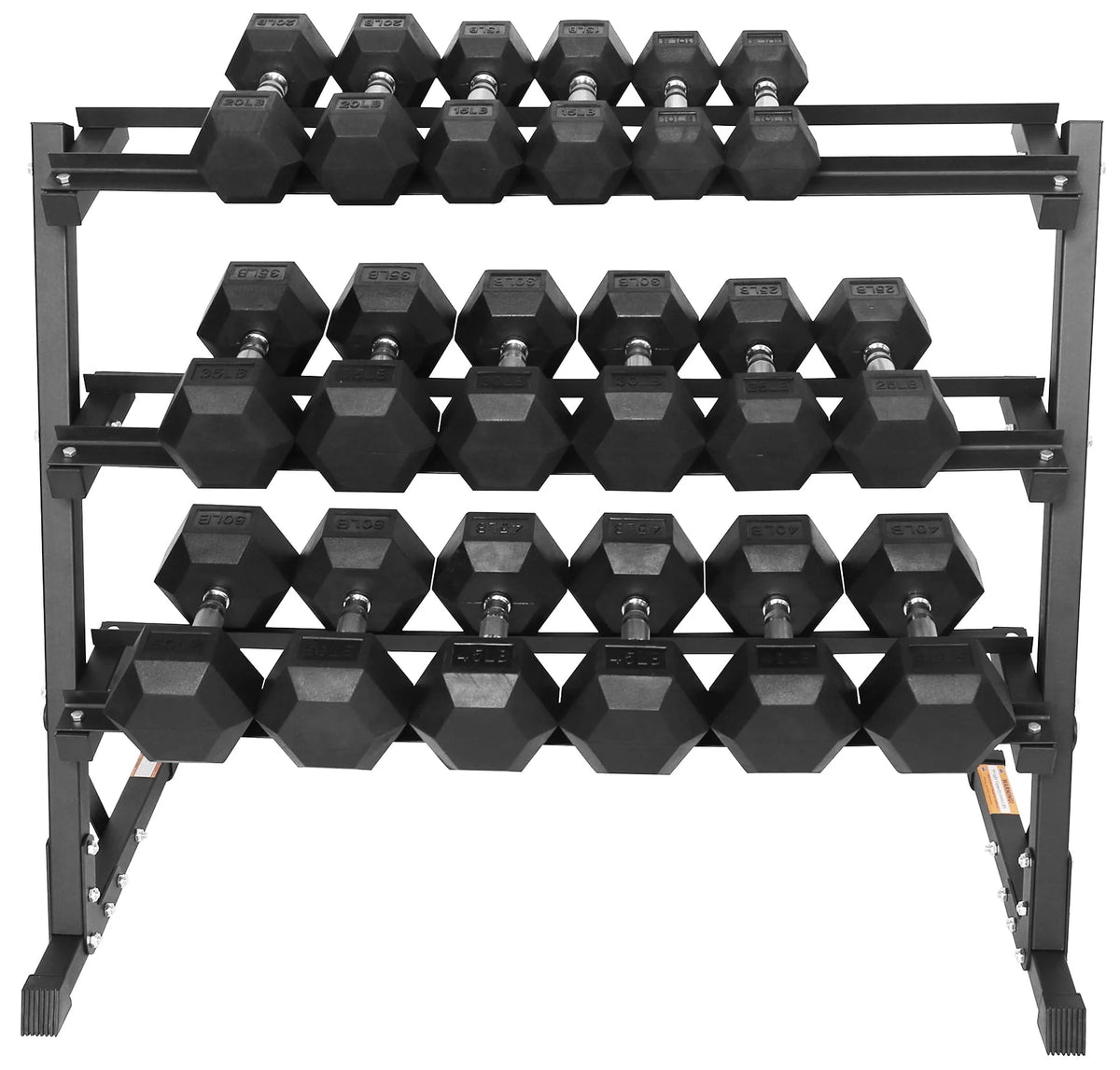 150 LB Dumbbell Set with A-Frame Rack S8905
